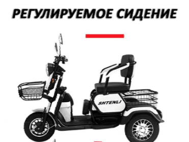 ЭЛЕКТРИЧЕСКИЙ ТРИЦИКЛ SHTENLI MODEL 31 LI-ON 20АЧ 48В