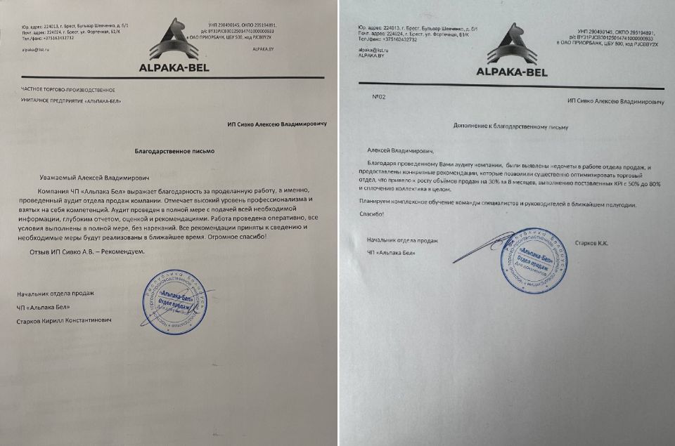 отзыв аудит продаж