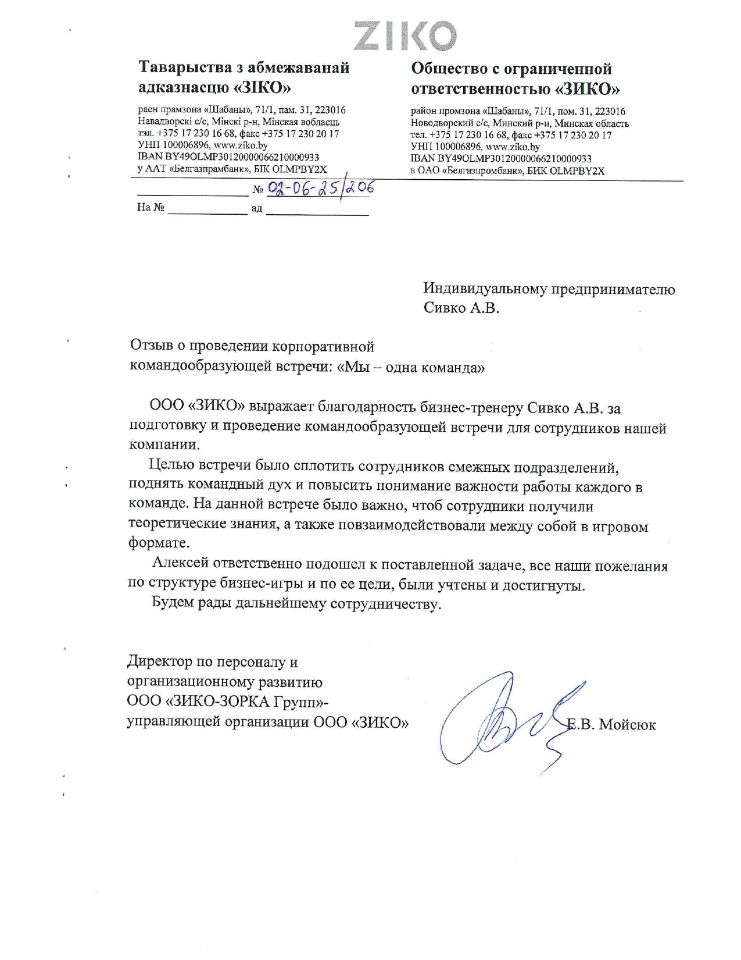 бизнес-игры отзыв