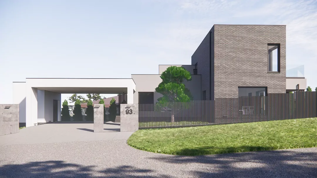 Проект дома - вид 1