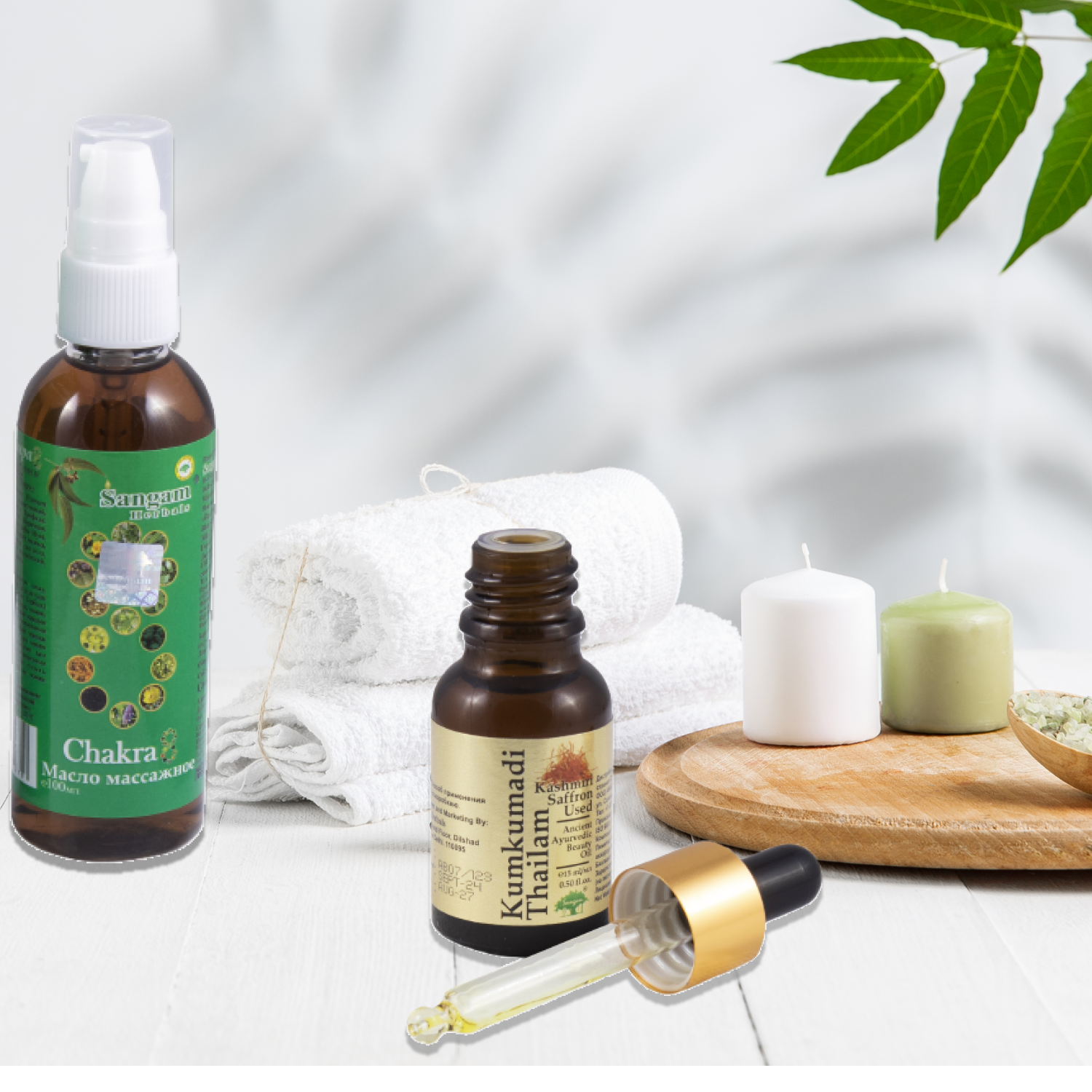Натуральное массажное масло Sangam Herbals в Минске