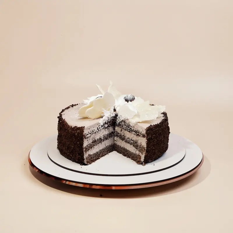 Торт "Шоколадный пломбир" в разрезе