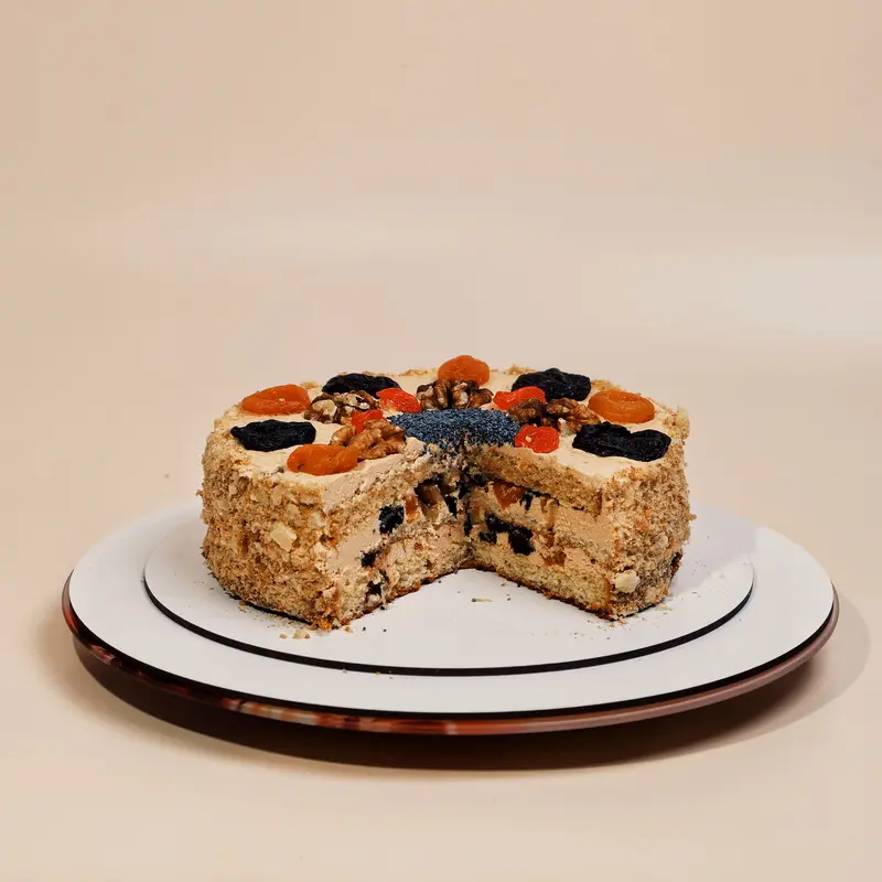 Торт "Восточное изобилие" в разрезе