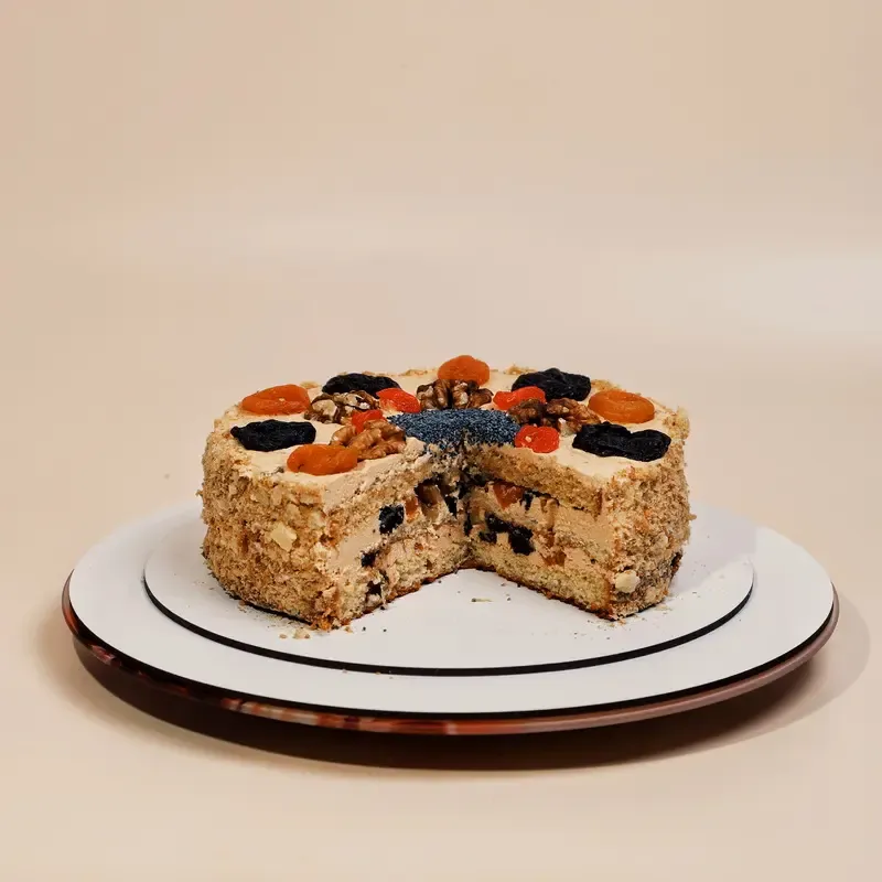 Торт "Восточное изобилие" в разрезе