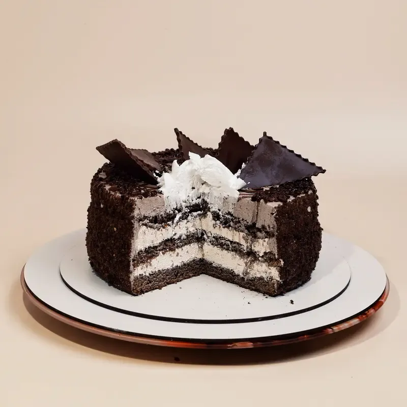 Торт "Коньячно-шоколадный" в разрезе