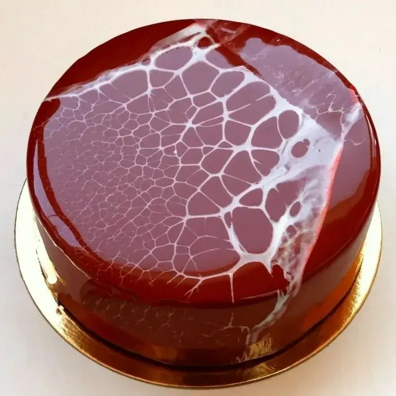 Торт в стиле "Зеркальная глазурь"