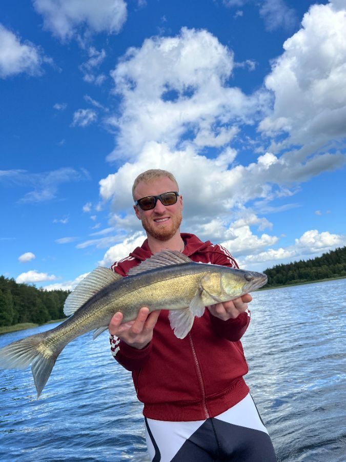 рыбалка на озере