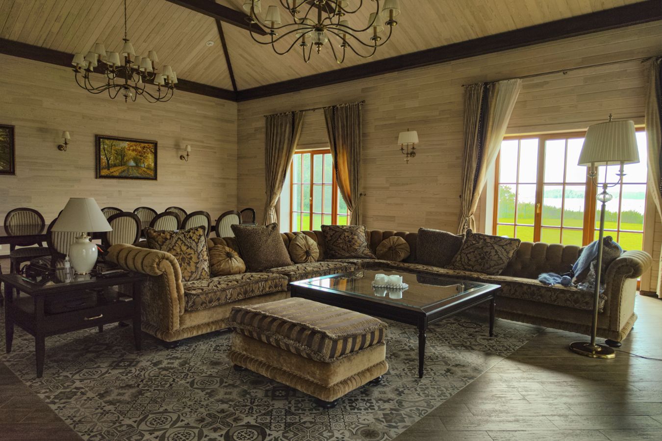 роскошная гостиная