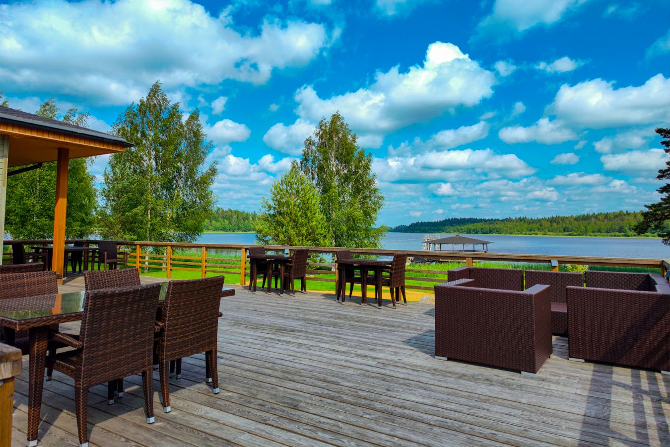 отдых на озере