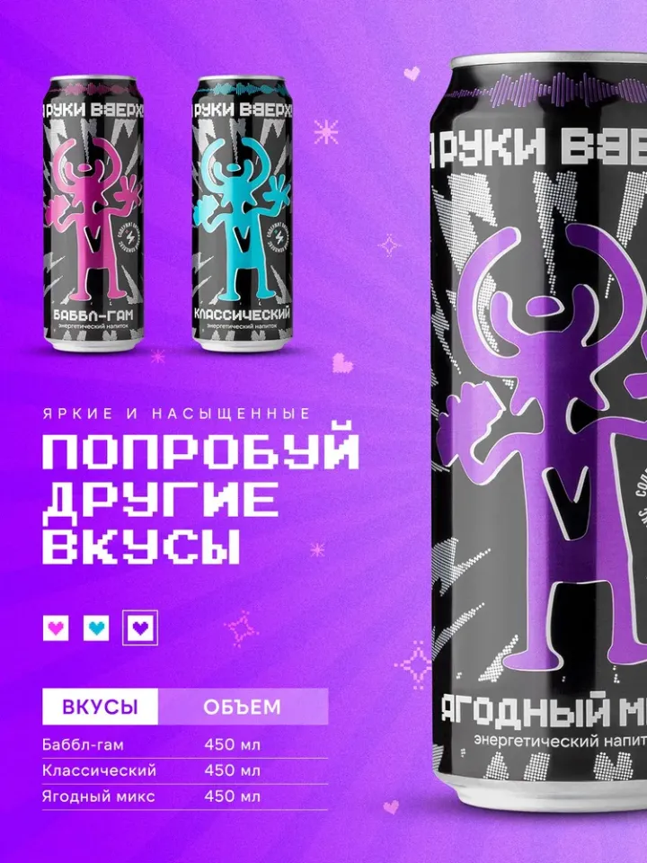 Энергетический напиток "Ягодный Микс"