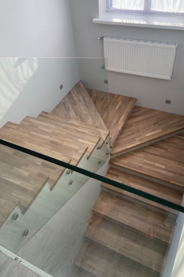 Облицовка бетонной лестницы в частном доме