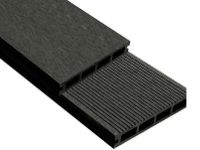 Полимерно-композитная доска для террасы и ступенек Outdoor черная