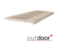 Пластиковая ступень для крыльца Outdoor серая