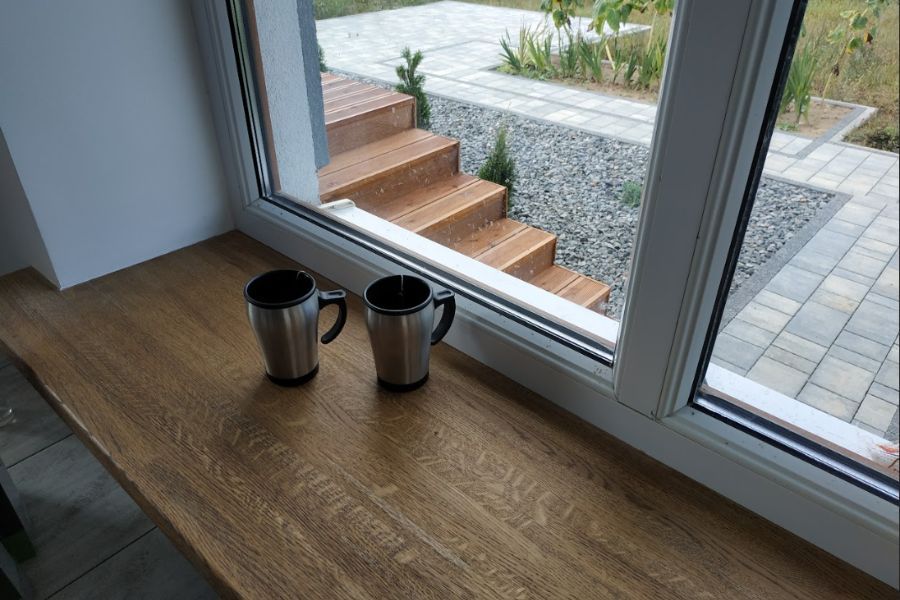 Деревянный подоконник на заказ