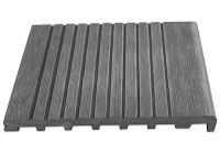 Ступень из ДПК UnoDeck серый для наружной лестницы