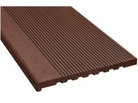 Коричневая ступень из ДПК NeoDeck