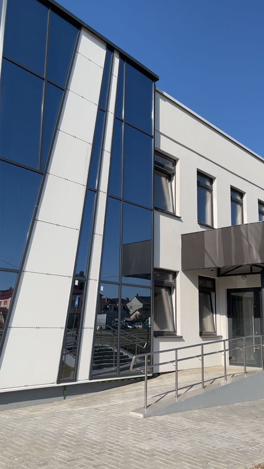 Фасад здания Белкондитер в Гродно — реализованный архитектурный проект