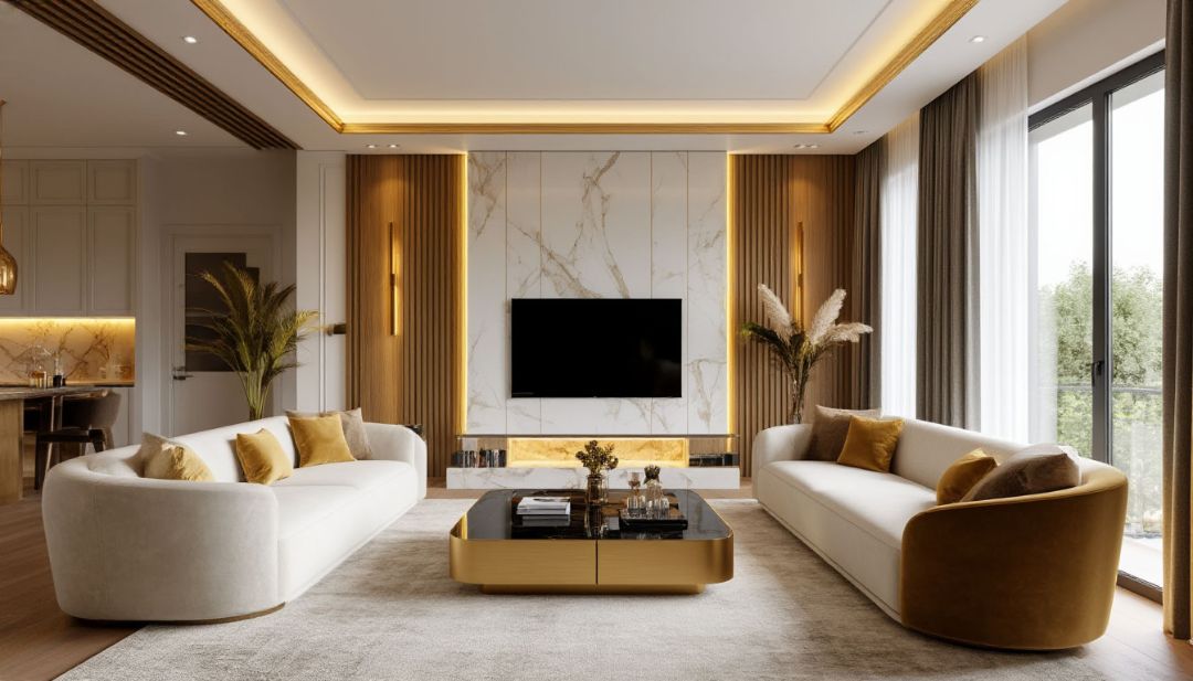 ии дизайн интерьера коттеджа в России