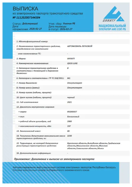 Электронный ПТС ЭПТС