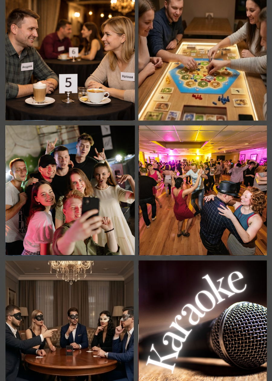 Элегантные Быстрые Свидания в Минске Panache Speed Dating Minsk