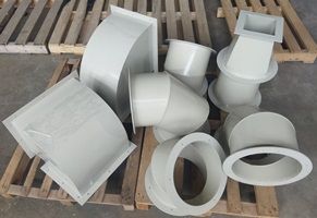 химостойкая пластиковая промышленная вентиляция
