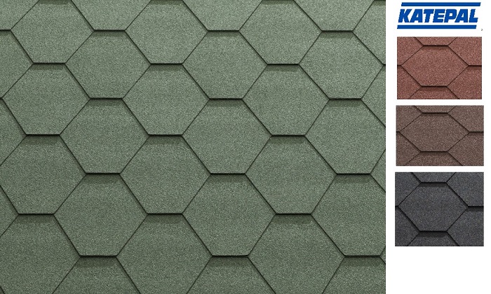Битумная черепица в Бобруйске мягкая кровля KATEPAL