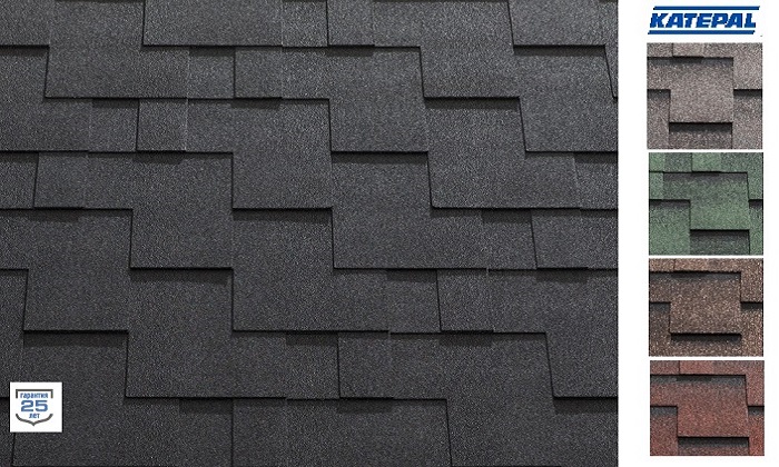 Битумная черепица в Бобруйске мягкая кровля KATEPAL