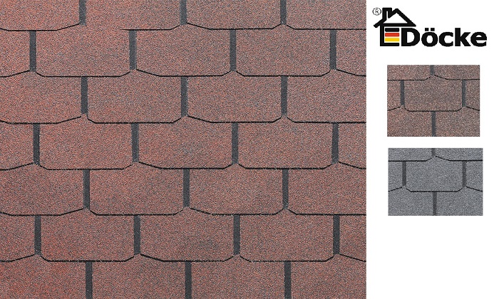 Битумная черепица в Бобруйске мягкая кровля DOCKE