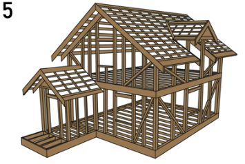 Монтаж пиломатериала после обработки антисептиком для древесины Ларитех ПРОФИСЕПТ