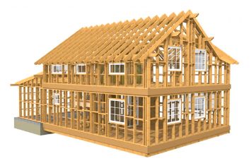 Обработка антисептиком для древесины Ларитех НАНОБИО каркасного дома