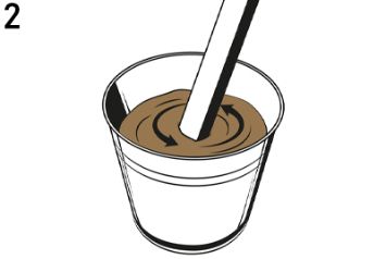 Размешать антисептик для древесины Ларитех ПРОФИСЕПТ перед применением